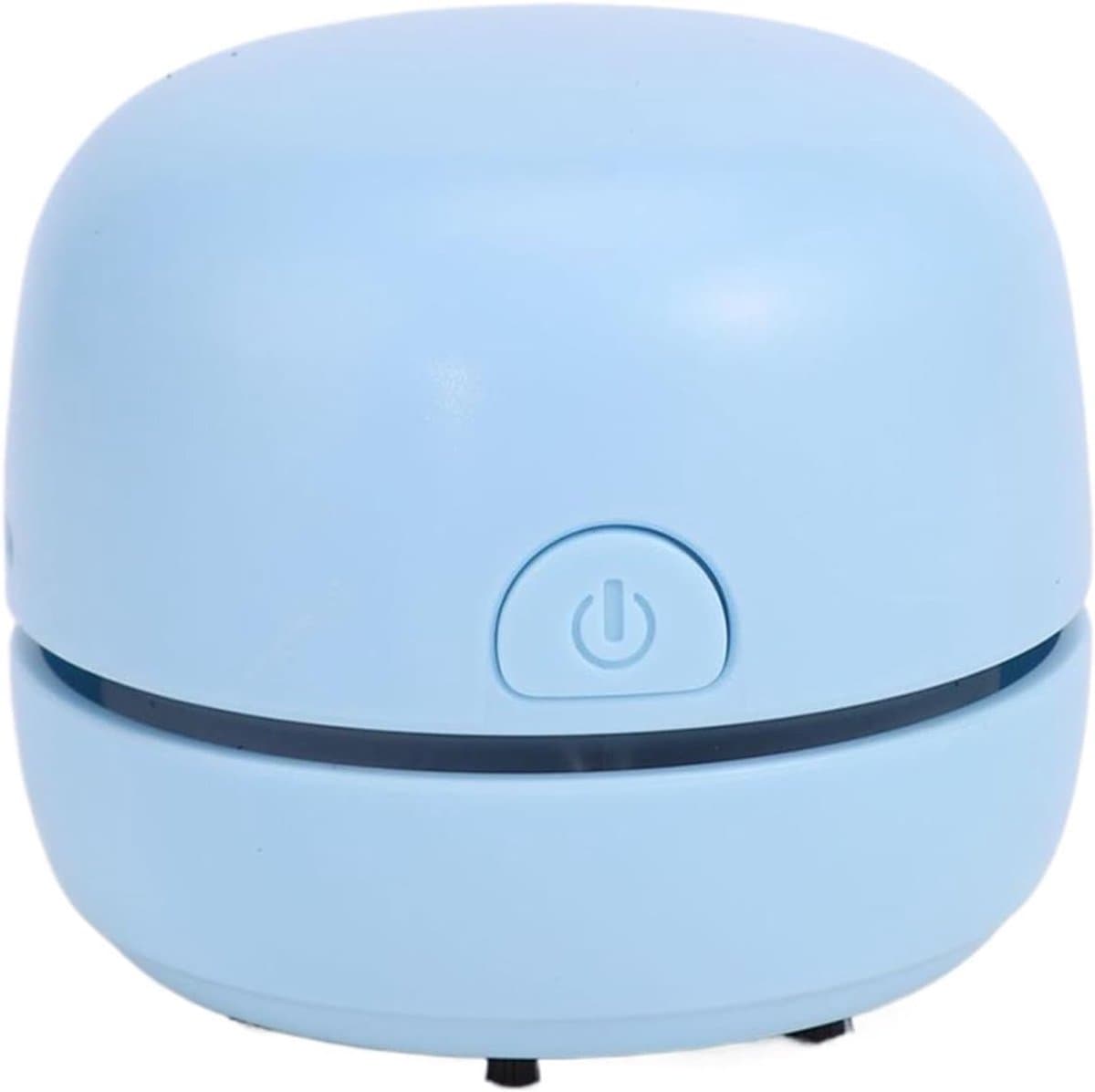 Mini bureaustofzuiger, sterke zuigkracht en laag geluidsniveau, compact tafelstofzuiger voor bureau, keuken, gameroom, school en studentenkamer(Blauw) — afbeelding 1