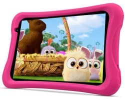 SnelShoppen - PRITOM 8 Inch Kindertablet - Android 10 - Kinderslot - AR-Games - 2 GB RAM - 32 GB ROM - Uitbreidbaar tot 512 GB - Roze - Inclusief Tabl