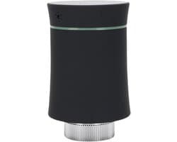 Slimme Thermostatische Radiatorkraan - Verwarmingsregelaar Programmeerbaar - Energie Besparen - App-bediening Stille Werking - M28 M30 Ra - Zwart