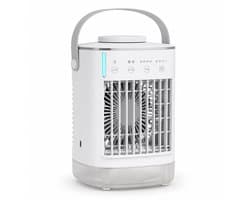 Mobiele Airco - 5-in-1 Luchtkoeler - Draagbare Aircooler met Luchtbevochtiger en Nachtlamp - 4 Snelheden - Timer - Voor Thuis en Kantoor - Wit