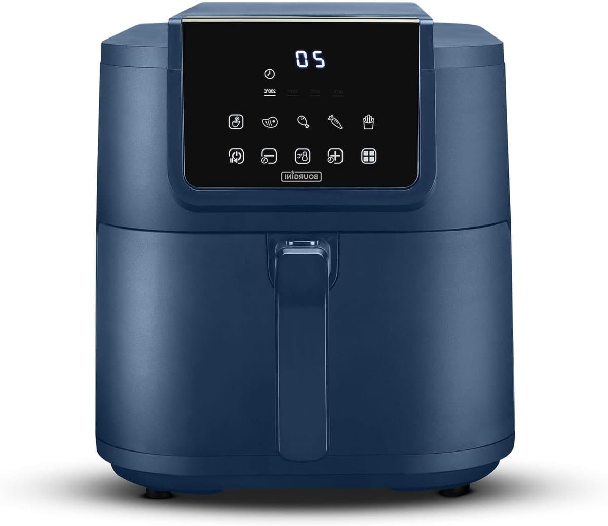 Airfryer Keramische - Heteluchtfriteuse Compact - Gezond Bakken - PFAS Vrij - 8 Liter - Zwart — afbeelding 1