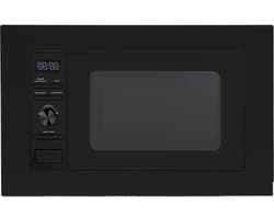 Inbouw Magnetron - Oven Keukenapparaat - Snel Eten Opwarmen - Roestvrijstalen Binnenruimte - 20 Liter - Zwart