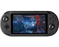 SnelShoppen - Mini Android Gaming Handheld met Snapdragon 8 Gen 2 CPU, 8GB RAM, 128GB UFS 4.0, 5" 1080p Mini LED, Wi-Fi 7, BT 5.3 - Perfect voor Gamin