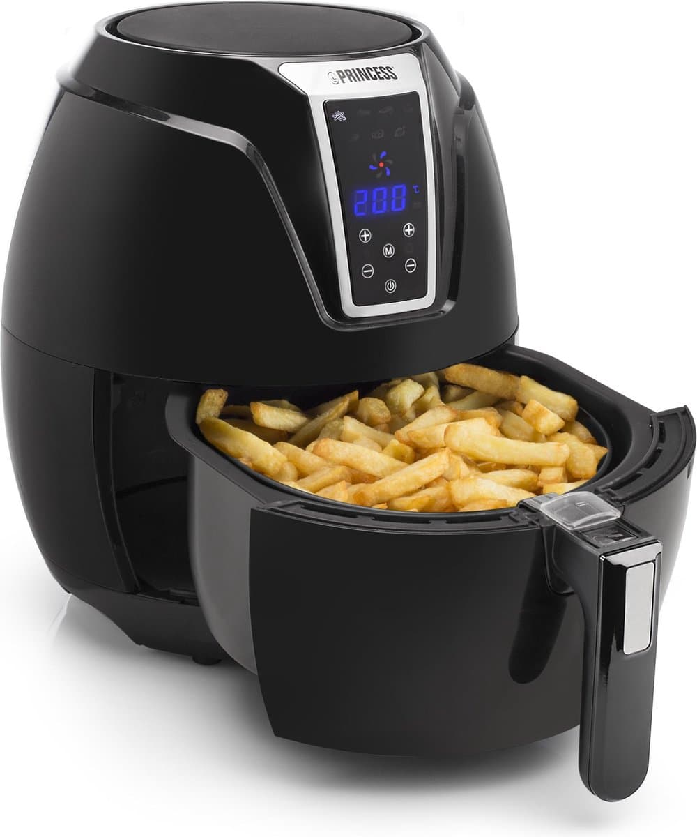 Princess Digitale Airfryer XL 182021 - Heteluchtfriteuse - 3.2 liter - 8 voorgeprogrammeerde programma’s - Inclusief grillrek - Zwart — afbeelding 1
