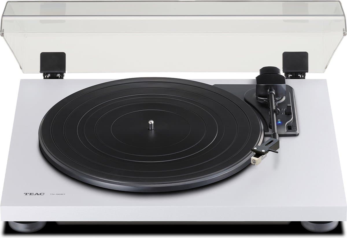 TN-180BT-A3/W - Bluetooth-platenspeler met Audio-Technica-cartridge, Wit — afbeelding 1