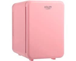 Adler Ad 8084 Mini Koelkast Met één Deur Roze 4 Liters / EU Plug 220V - Kleine Koelkast - Tafelmodel koelkast