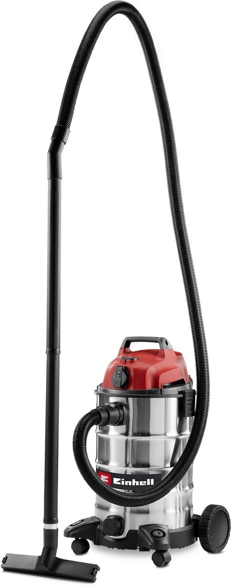 Einhell Elektrische Nat-/Droogzuiger TC-VC 3055 SA - 900 W - 190 mbar - 30 L - Automatisch stopcontact: 2000 W - Incl. diverse accessoires - Kunststof slang - 2-delige kunststof buis — afbeelding 1