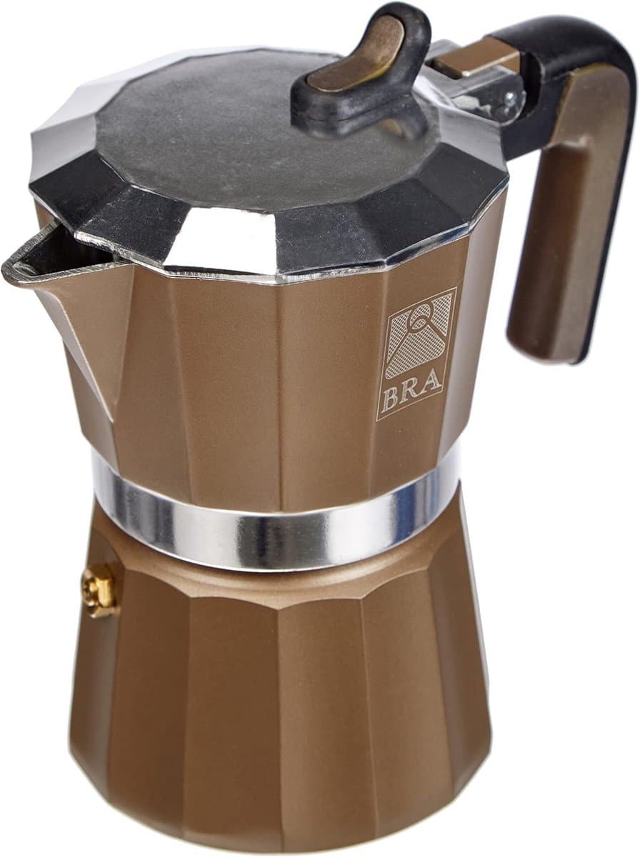 Titanium Koffiemachine Aluminium 3 Kopjes — afbeelding 1