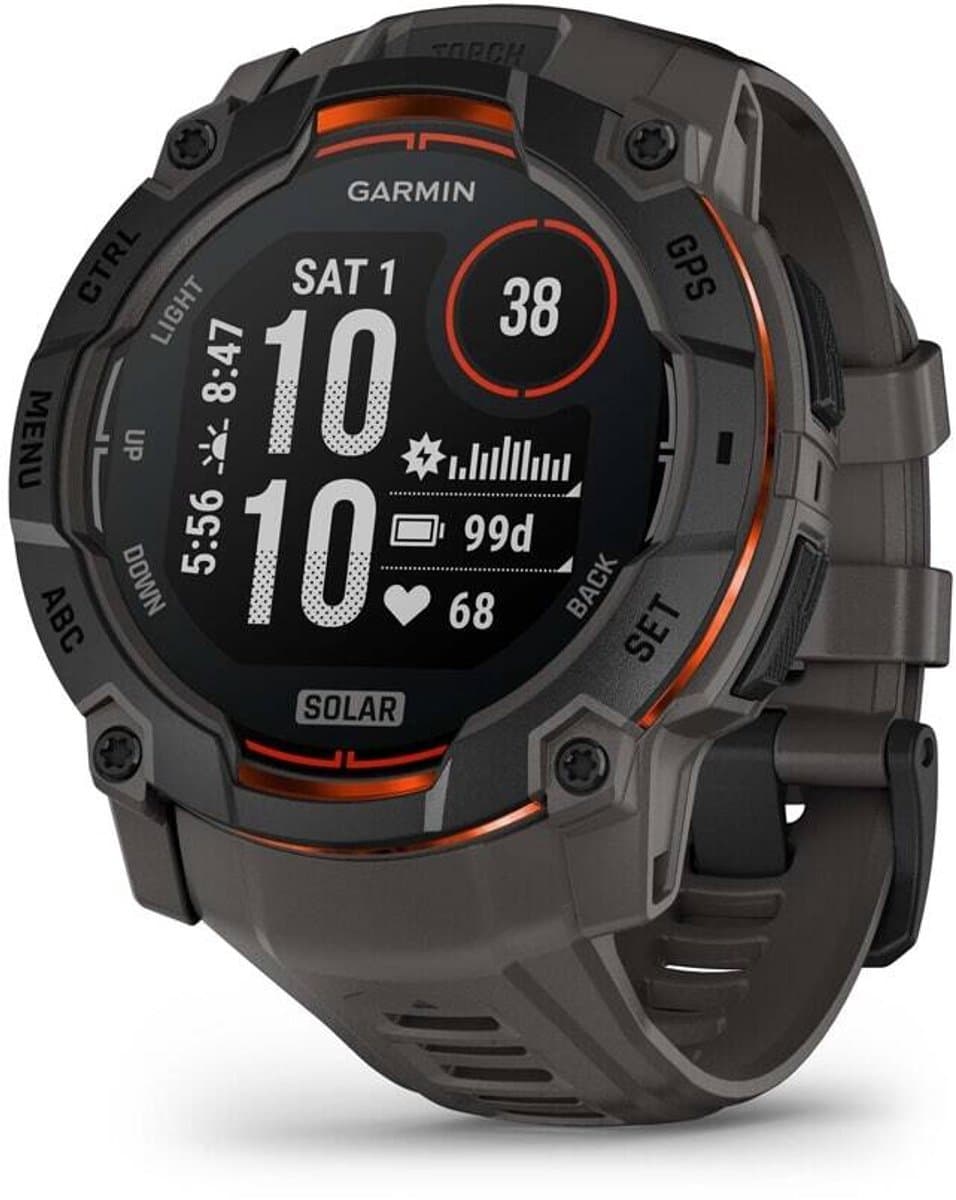 Garmin Instinct 3 Solar Zwart 50 mm — afbeelding 1