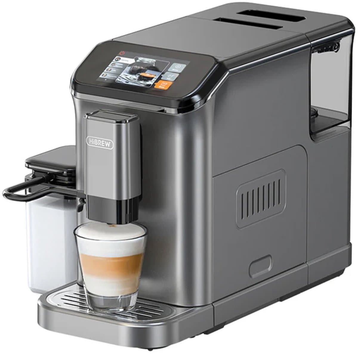 HiBREW H16 Volautomatische espressomachine - Onafhankelijk melkschuimsysteem - Aanpasbaar en slaat favorieten op — afbeelding 1