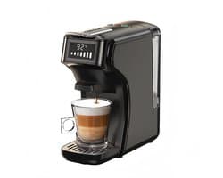 HiBREW H1B 6-in-1 Pods Koffiezetapparaat- Waterreservoir van 600 ml - Extractie met een druk van 20 Bar - Koude/Warme modus - LED-indicator - Zwart