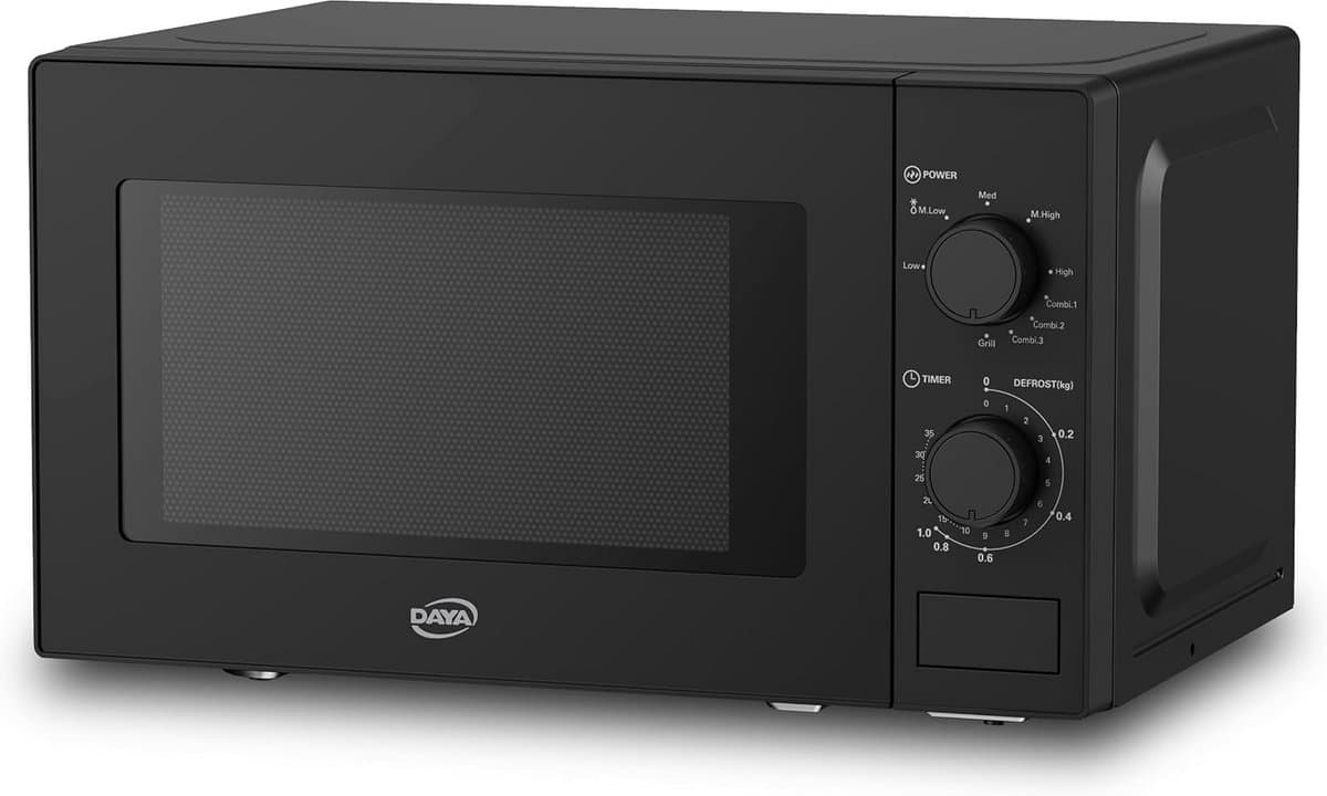 Magnetron 20 Liter met Grill en Ontdooifunctie - 9 Programma's — afbeelding 1