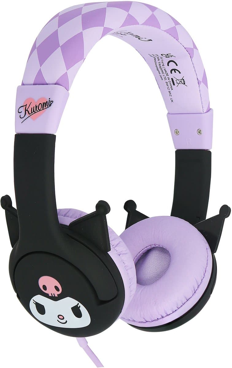 Kuromi - kinderkoptelefoon met volumebegrenzing - verstelbaar - comfortabel — afbeelding 1
