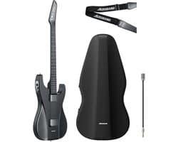 AeroBand Smart Gitaar – Ingebouwde Speaker - Bluetooth Elektronische Gitaar met Case, Strap & Mic – Muziekinstrument Set - AUX - MIDI