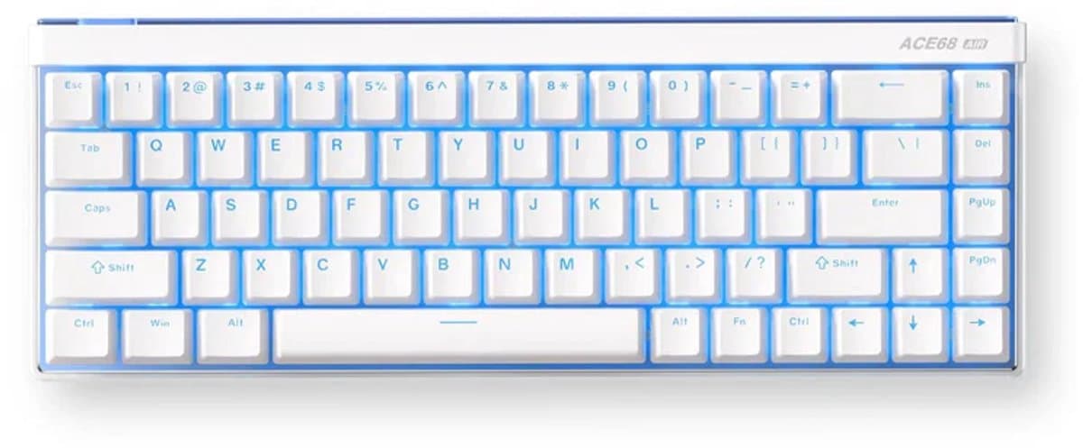 MCHOSE Ace 68 Air Hall Effect Magnetic Switch Gaming Keyboard gaming toetsenbord — afbeelding 1