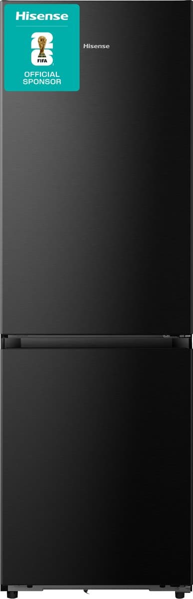 Hisense RB3K330SAFC - Vrijstaande koel-vriescombinatie - 185 cm hoog - 330 liter - Energielabel C - Geluidsniveau 35 dB - LED Display - SuperCool - FastFreeze - Deuralarm - Kinderslot - Interverter Compressor - ConnectLife — afbeelding 1