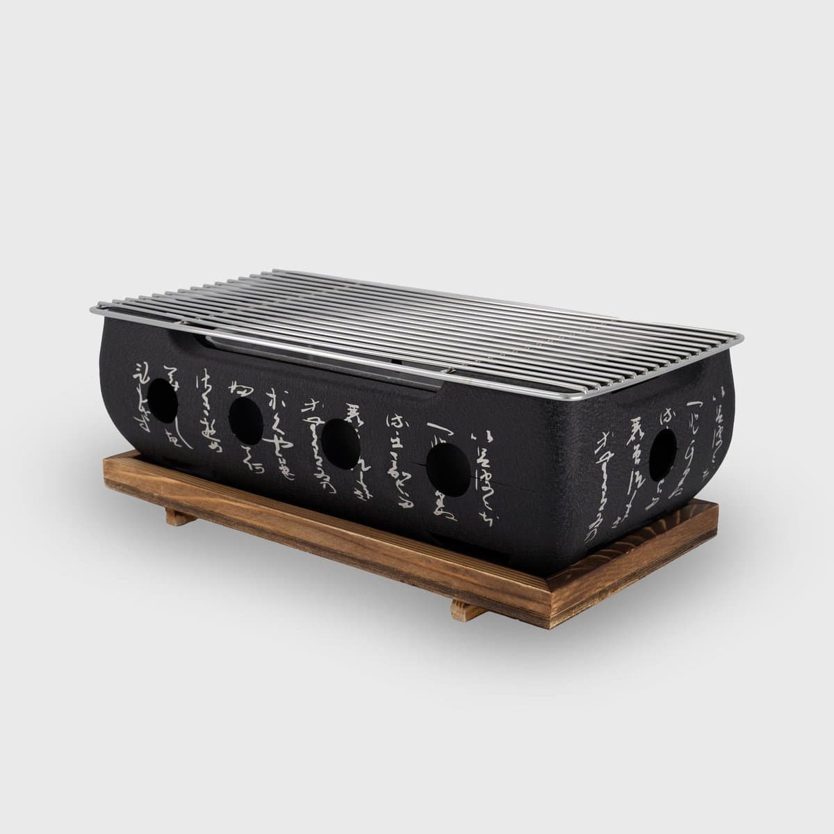 Konro Grill – Aluminium Hibachi BBQ – Japanse Barbecue – 36 x 18 cm — afbeelding 1