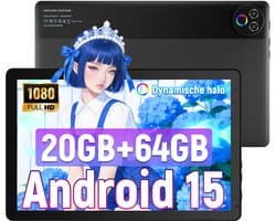 Hotlight A10 - Android 15 Tablet - 10.1 inch - 20(3+17)GB RAM/64GB ROM– 5000mAh - Zwart