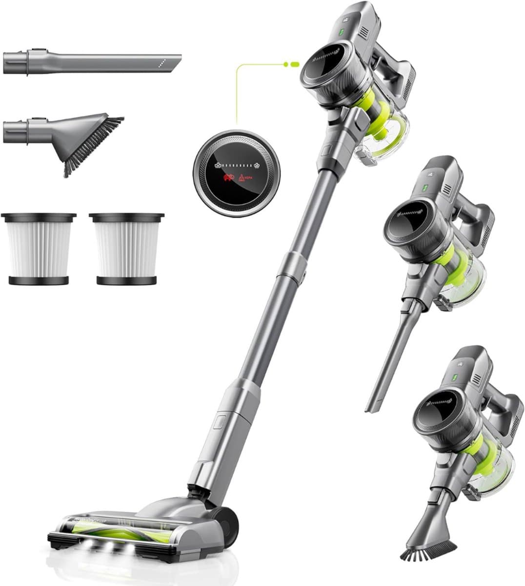 DVDSS® Steelstofzuiger - 250W - 6 in 1 - Lichtgewicht - Zilver — afbeelding 1