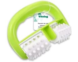 Vitolog - Handmatige Anti-cellulitis Massager - Ergonomisch - Groen en Wit