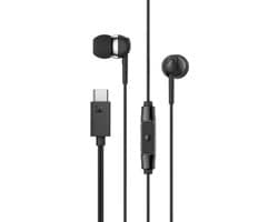 Sennheiser CX 80U - Zwart - In-ear bedrade oordopjes - Oortjes met draad en microfoon - USB-C aansluiting