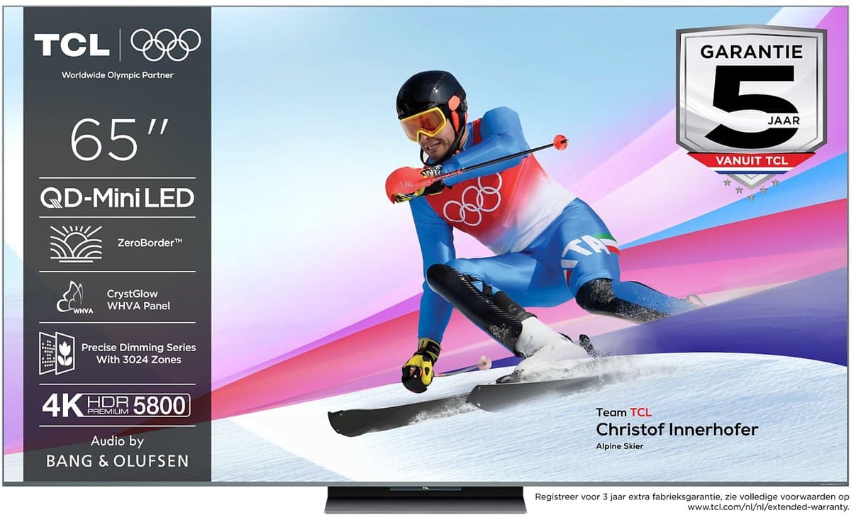 TCL 65" QD Mini-led C9K 4K (2025) — afbeelding 1