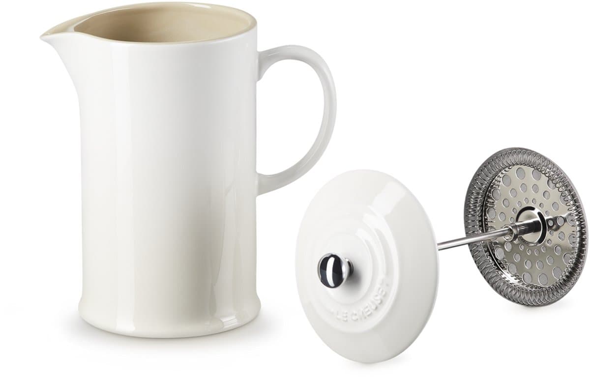 Le Creuset Cafetiere - Meringue - 1 liter — afbeelding 1