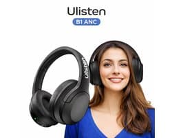 Ulistin - Noise cancelling hoofdtelefoon - Koptelefoon Draadloos - Bluetooth - Over-ear