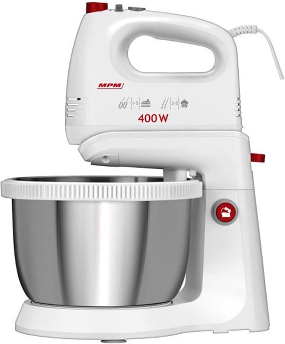 Kneedmachine met Roterende Kom (3.5L) - 400W - 5 Snelheden + Turbo - Inox Accessoires — afbeelding 1