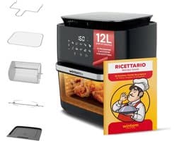 Multifunctionele Oven - Heteluchtfriteuse Luchtpan - Gezond Koken - 10 Liter Capaciteit - 36 x 40 cm - Zwart