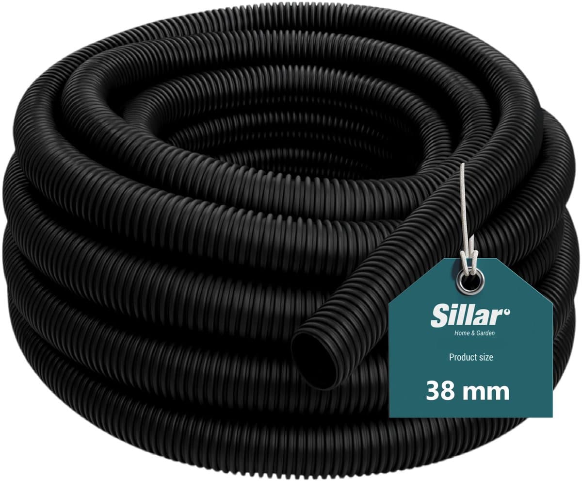 Sillar Stofzuigerslang 38mm - Universele Zuigslang voor Stofzuiger – Flexibele – Op Lengte - 1m — afbeelding 1