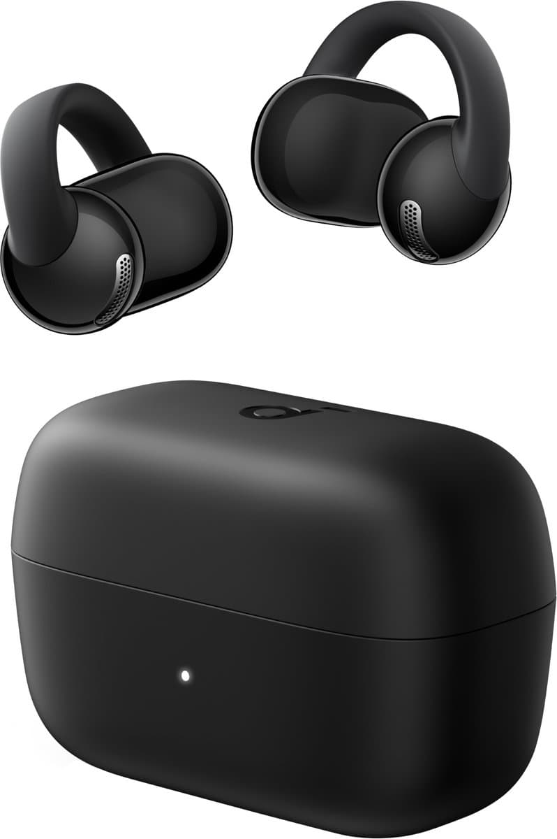 soundcore C50i Zwart by Anker - Open-Ear Oordopjes - Clip-On Earbuds - Comfortabel FlexiClip-design - 12mm Drivers - AI Heldere Oproepen - 28U Speeltijd - Secure Fit - Hi-Res - IP55 - Bluetooth 6.0 — afbeelding 1