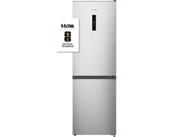 ETNA KCV385NRVS koel-vriescombinatie - Vrijstaand 304 l - Energieklasse C - Roestvrijstaal - No-Frost Plus - FastFreeze - MultiFlow 360° - LED verlichting - invriescapaciteit 6 kg/24h