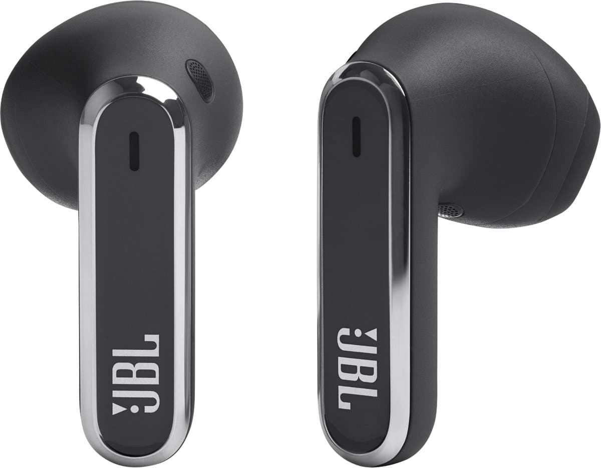 JBL Live Flex - Draadloze Noise Cancelling Oordopjes - Bluetooth Open-fit - True Wireless - 40 uur batterij - Multipoint - IP54 - Zwart — afbeelding 1