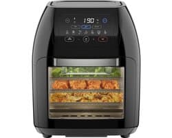 SAVI® Heteluchtoven - Oven - Airfryer Oven - Zwart - 31cm x 30cm x 37cm