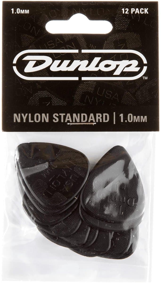 Dunlop Nylon Standard 1.00 Plectrum 12-Pack - Plectra — afbeelding 1