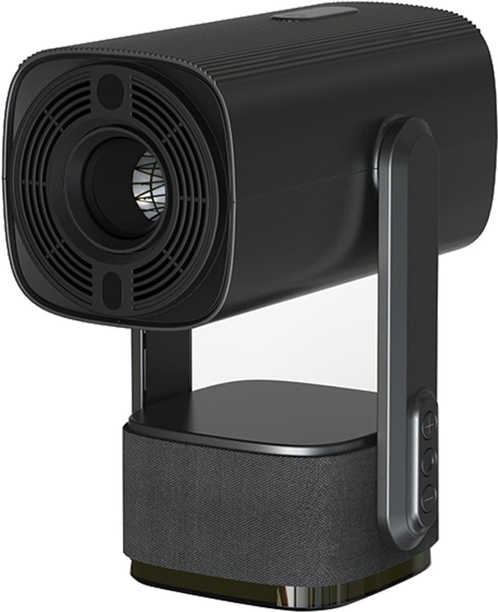 Alles-in-één Mini Beamer - met 4K-ondersteuning - iOS & Android - Mini Projector - Zwart - Proun — afbeelding 1