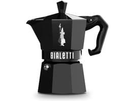 Bialetti Moka Exclusive koffiemaker zwart voor 3 tassen