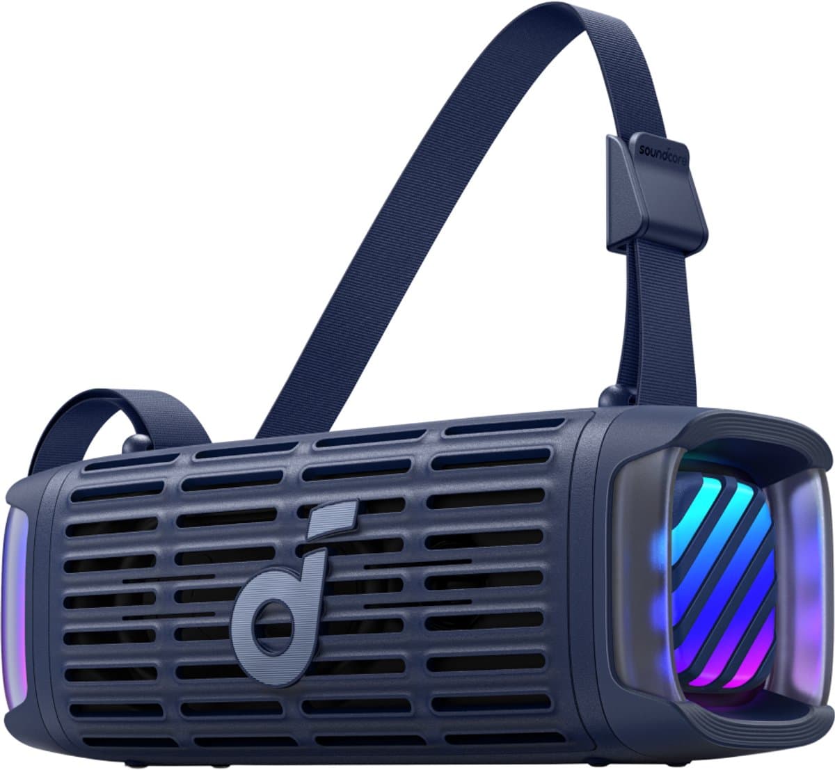soundcore Boom 3i van Anker - Robuuste outdoorluidspreker - Bluetooth-luidspreker - Waterdicht IP68 - 50W BassUp 2.0-geluid - Bluetooth 5.3 - 16 uur speeltijd - Lichtshow + TWS-stereo - Kajakken - Vissen - Kamperen — afbeelding 1