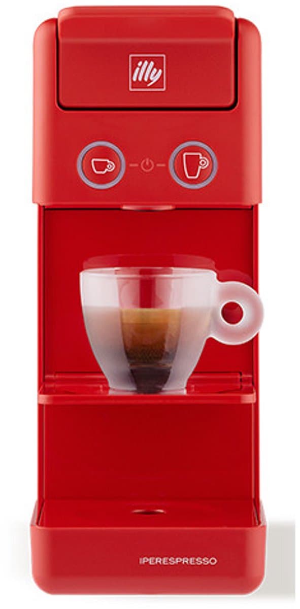 illy Y3.3 iperespresso koffiemachine – compact espresso apparaat – rood – eenvoudig in gebruik — afbeelding 1
