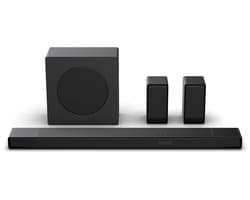 Hisense AX5140Q – Soundbar met draadloze subwoofer en draadloze surround speakers - 5.1.4 kanalen – 600W – Dolby Atmos
