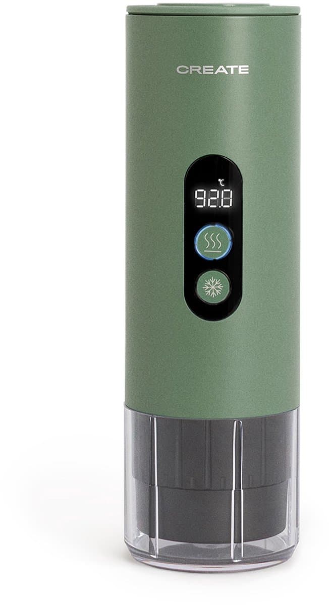 CREATE - Draagbaar espressotoestel 15 bar voor capsules en gemalen koffie + Met draagtas - THERA MOVE — afbeelding 1