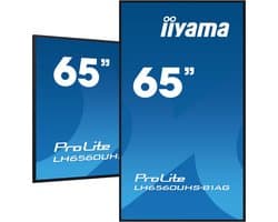 iiyama LH6560UHS-B1AG beeldkrant Digitaal A-kaart 163,8 cm (64.5") LED Wifi 500 cd/m² 4K Ultra HD Zwart Type processor Android 11 24/7