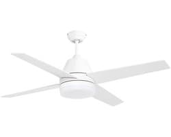 Nivard Plafondventilator - Met Verlichting - Plafond Ventilator - Met Lamp - Plafonniere Met Ventilator - Met Licht - Wit - 130cm
