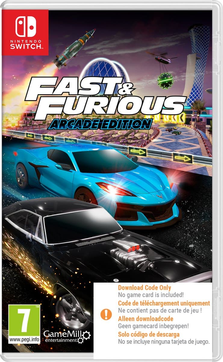 Fast & Furious: Arcade Edition - Nintendo Switch (Code in A Box) — afbeelding 1