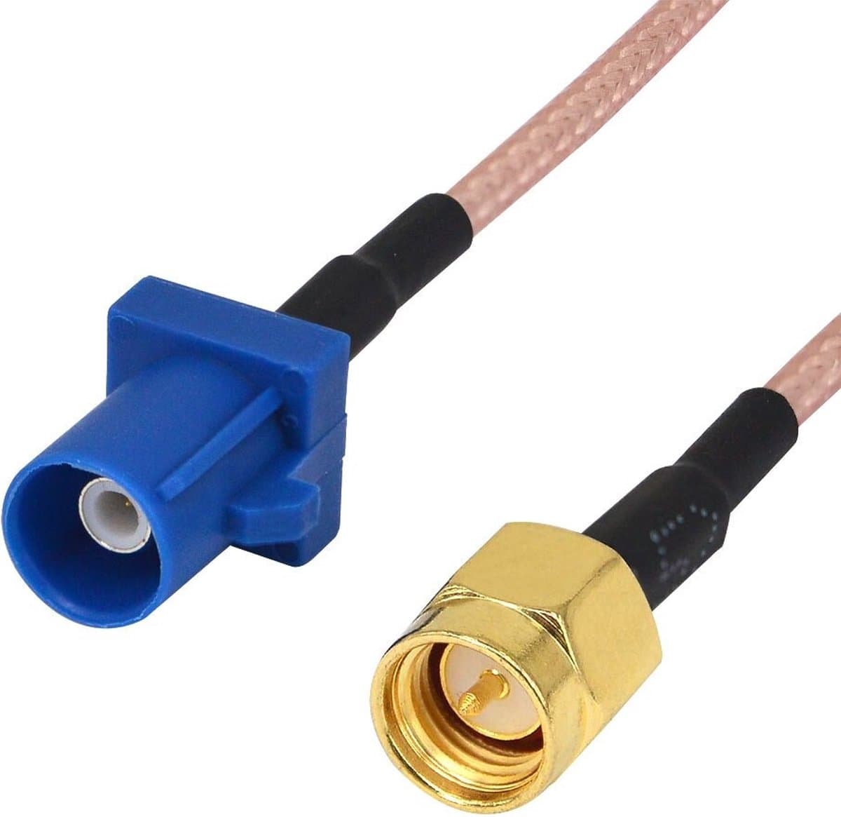 Cartronix CTX-3403 GPS verloopkabel adapter Fakra (m) naar SMA (m) | Originele GPS antenne gebruiken met nieuwe autoradio — afbeelding 1