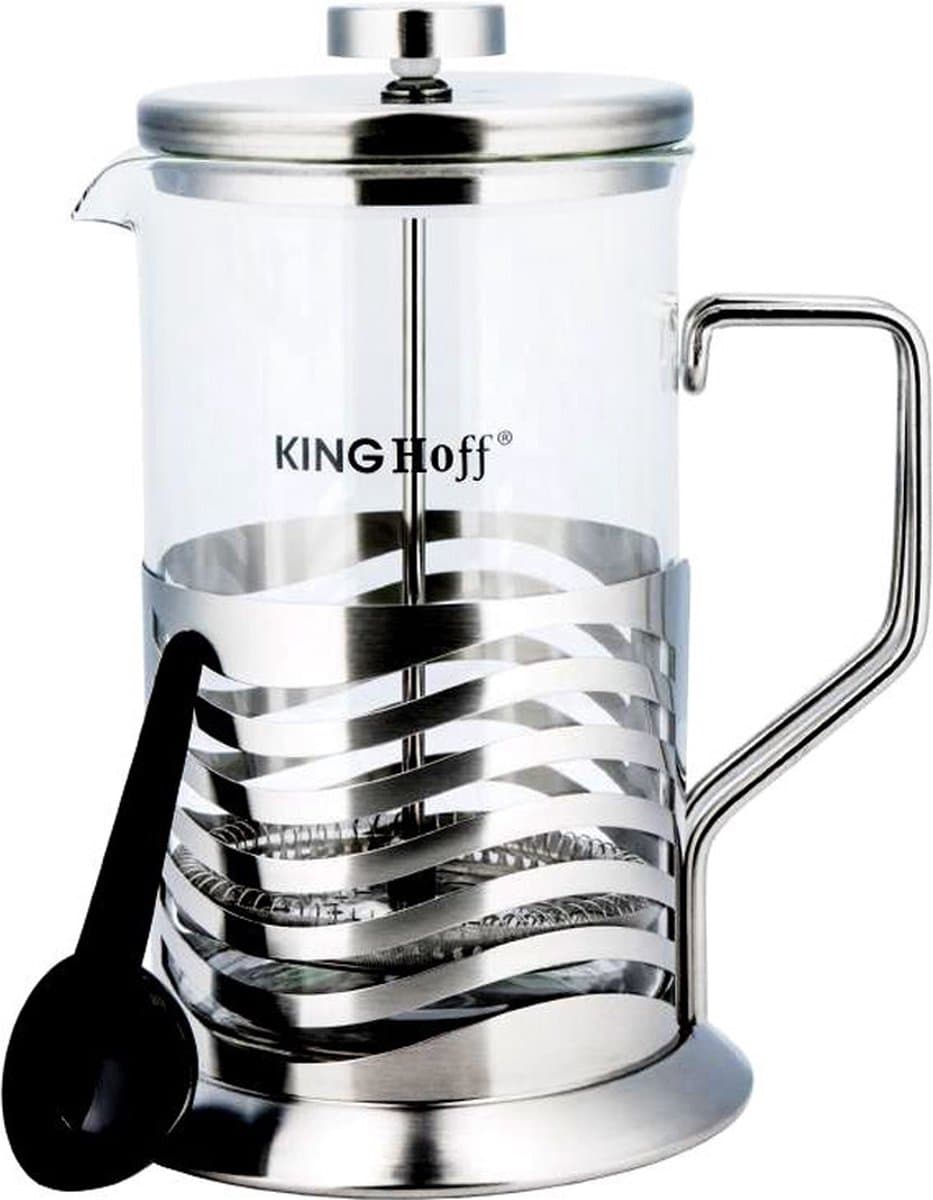 Kinghoff - Koffiemaker - Theezetter - RVS - Vaatwasser bestendig - 600 ml — afbeelding 1