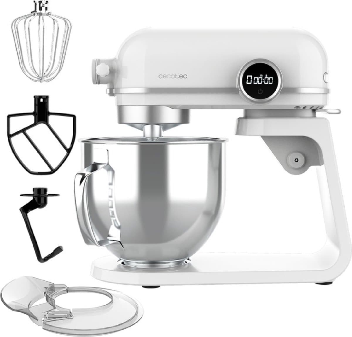 Cecotec Twist&Fusion 4500 Luxury keukenmachine 800 W 5,2 l Wit — afbeelding 1
