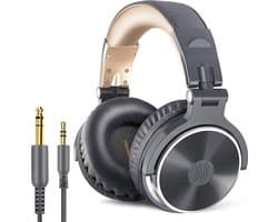 OneOdio - Pro 10 Grijs/Goud - Bedrade hoofdtelefoon - Over ear