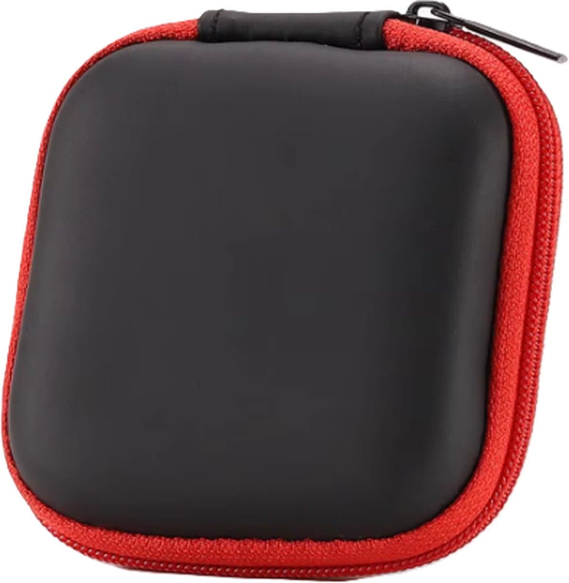 Oortjes Opberg Hoesje | Case | Etui | Organizer | Voor Het Opbergen Van Oordopjes En Laadkabels | Opbergen Van Sleutels | USB | ROOD — afbeelding 1